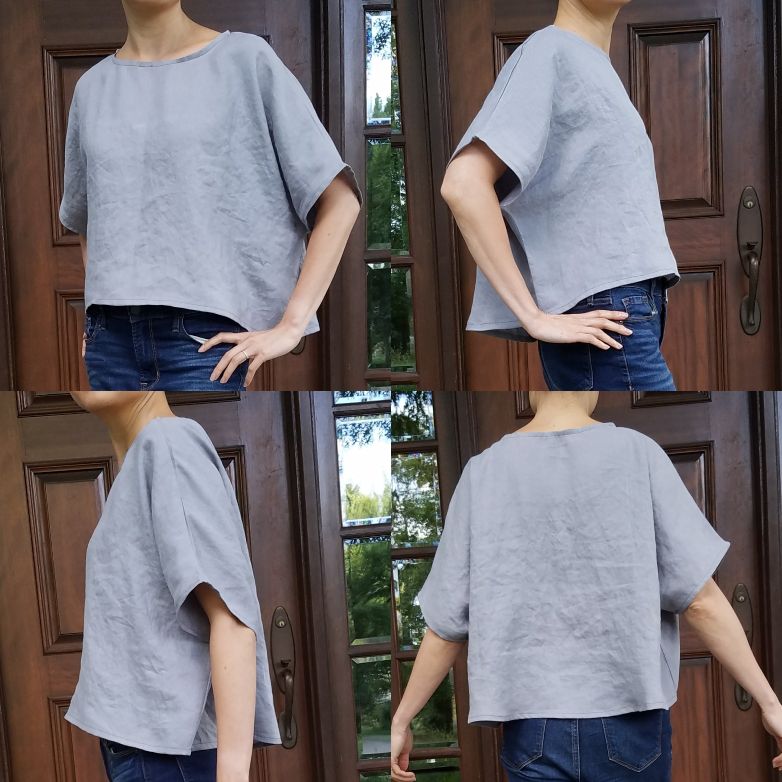 DIY Linen Crop Top