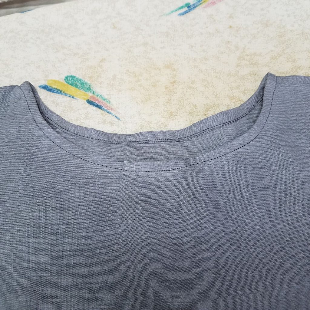Tutorial How to sew a linen top with no pattern Sustainable Fashion Chat