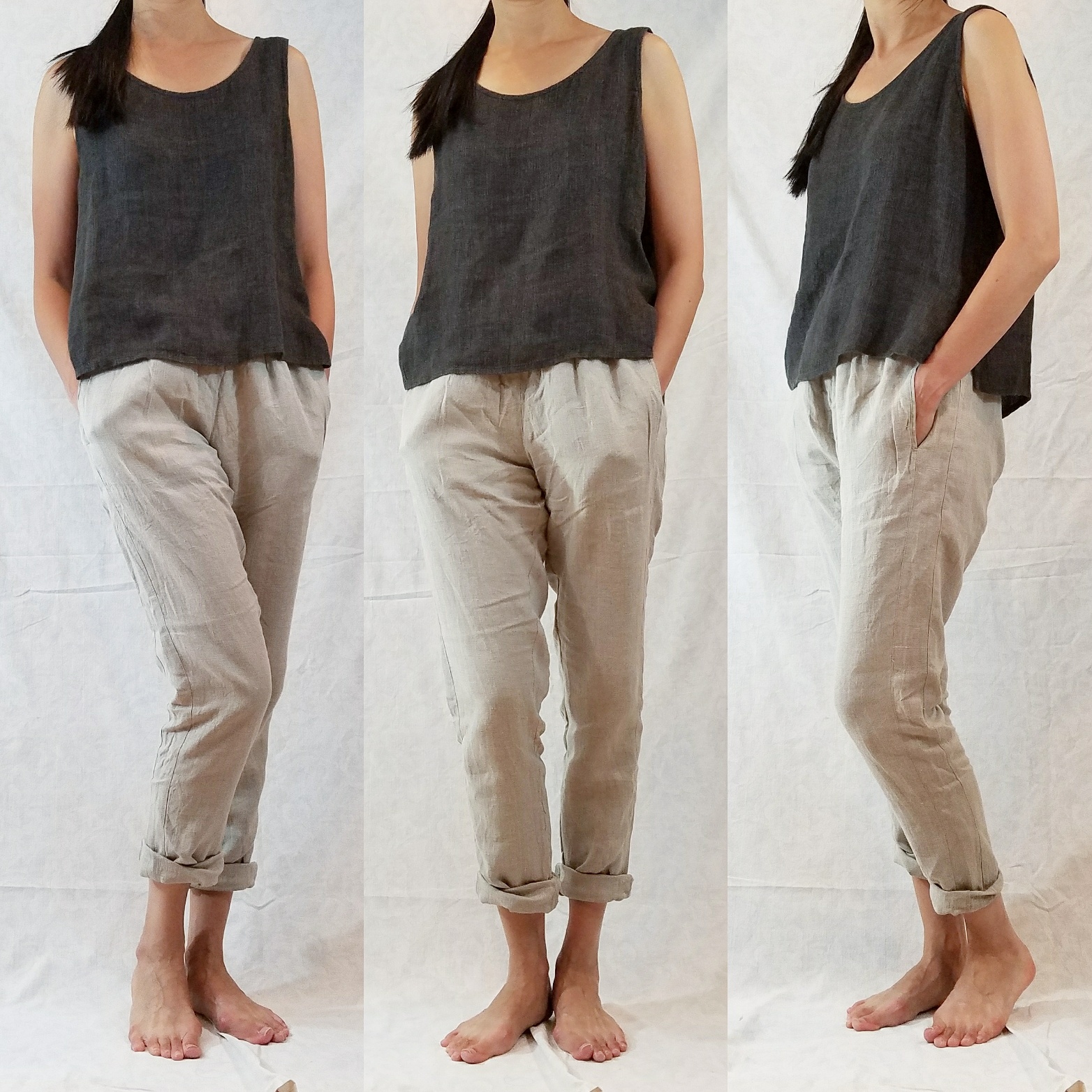 Brenna Linen Trousers - Linenfox