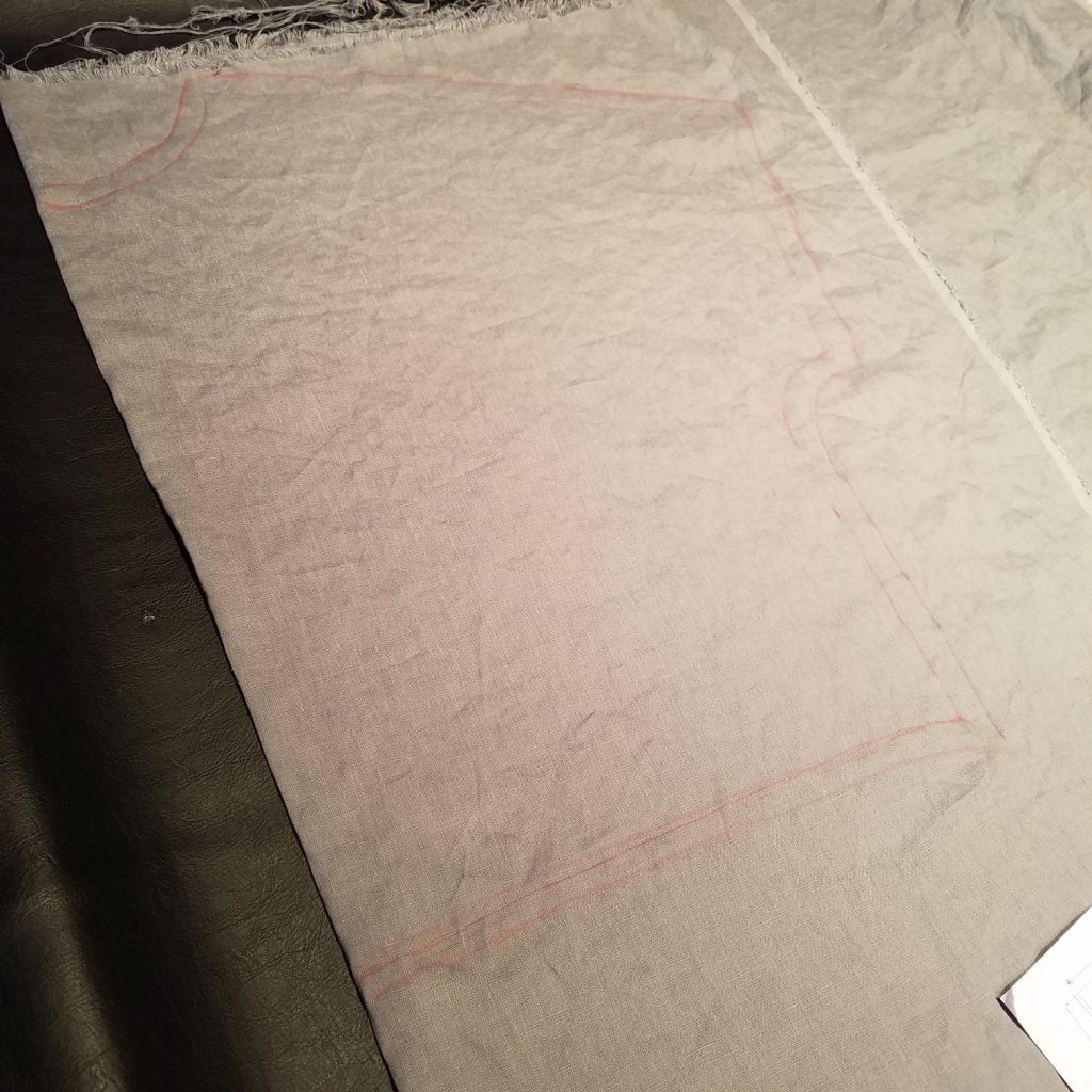 Tutorial How to sew a linen top with no pattern Sustainable Fashion Chat