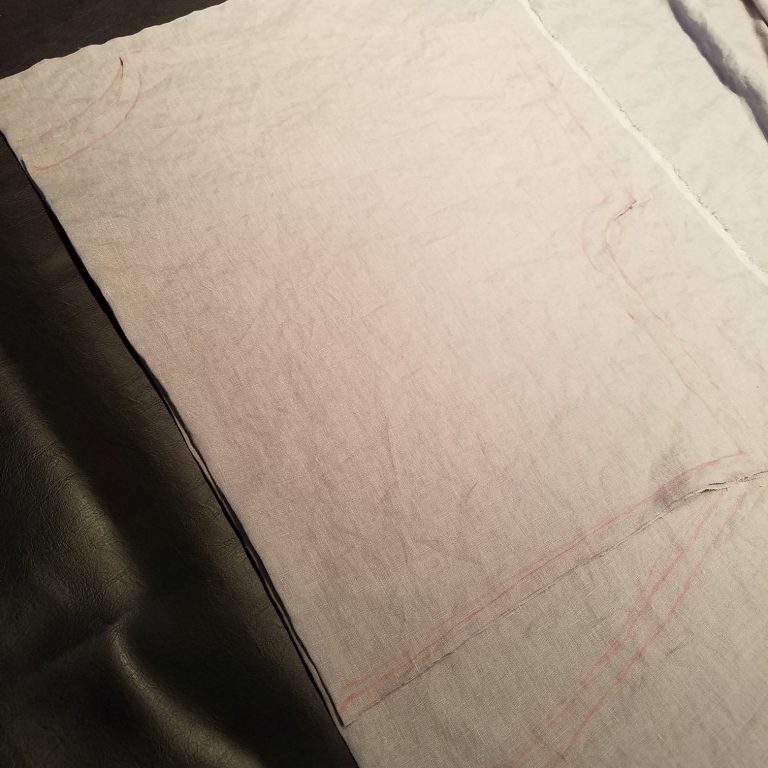 Tutorial How to sew a linen top with no pattern Sustainable Fashion Chat