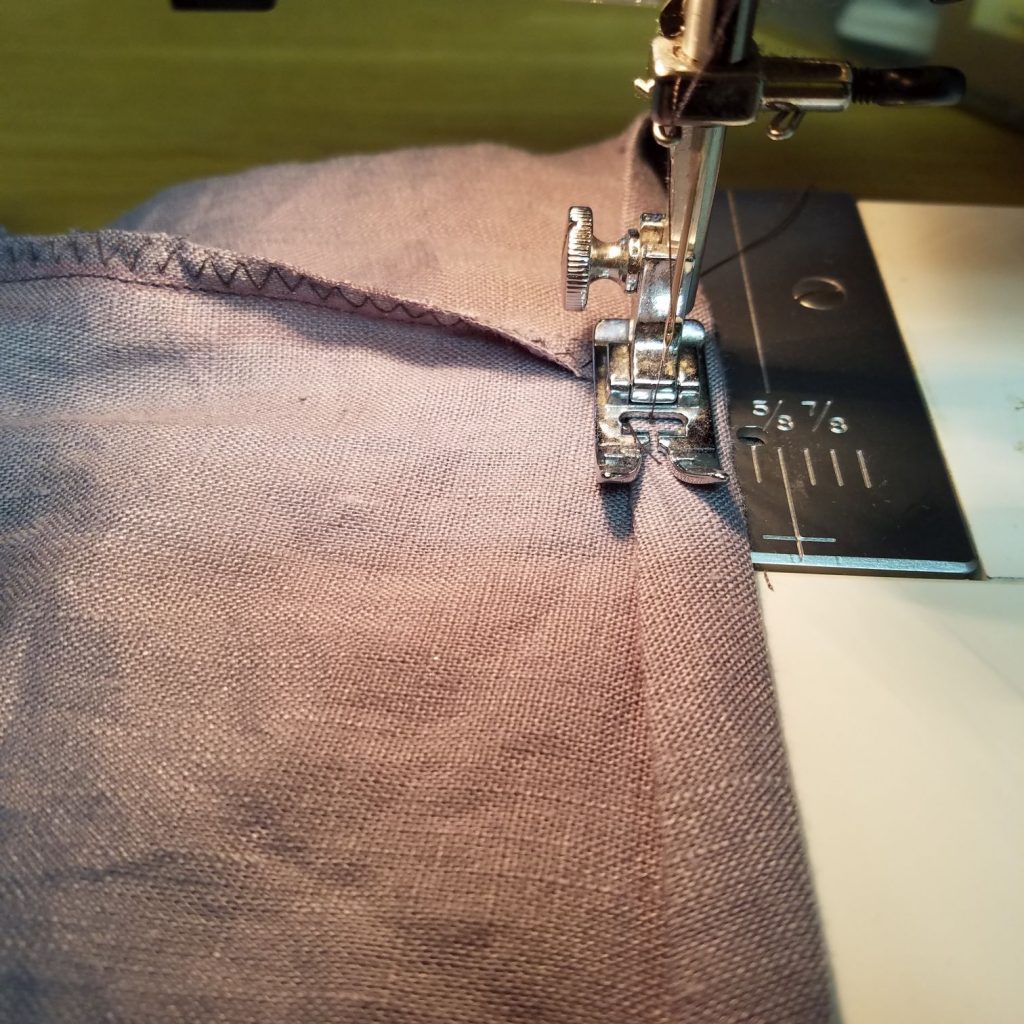 Tutorial How to sew a linen top with no pattern Sustainable Fashion Chat