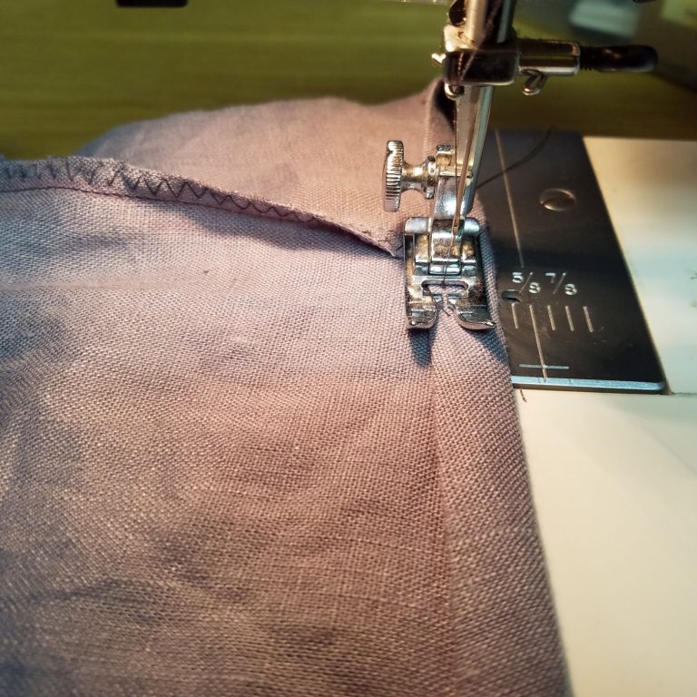 Tutorial How to sew a linen top with no pattern Sustainable Fashion Chat